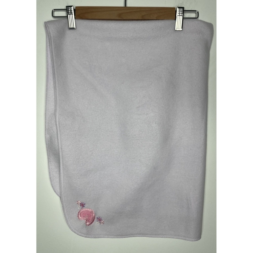 Wonder Kids Purple Baby Blanket With Hearts Polyester‎ Lovey